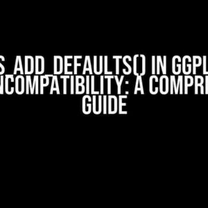 R scales_add_defaults() in ggplot2 and ggside incompatibility: A Comprehensive Guide